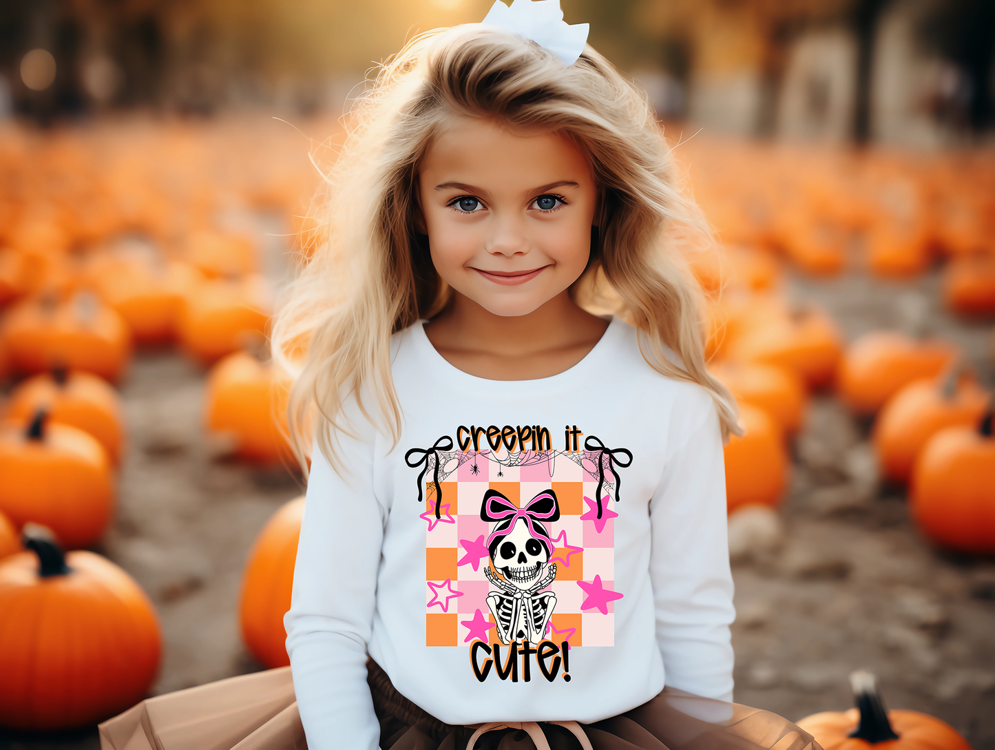 Creepin It Cute - Full Color DTF Transfer -2-5 Business Days