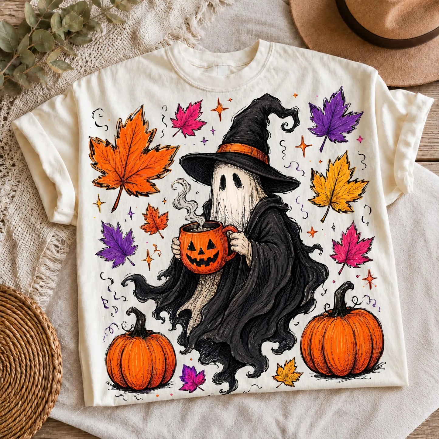 Cute Halloween Ghost - DTF Transfer - Flash Grab Friday