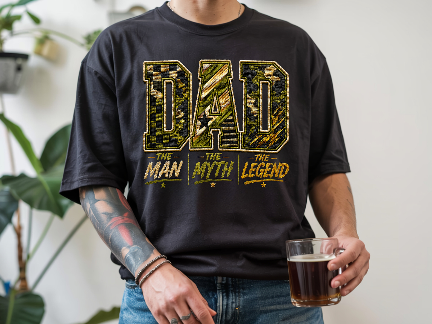 Dad The Man - Full Color - DTF Transfer - 2-5 Business Days