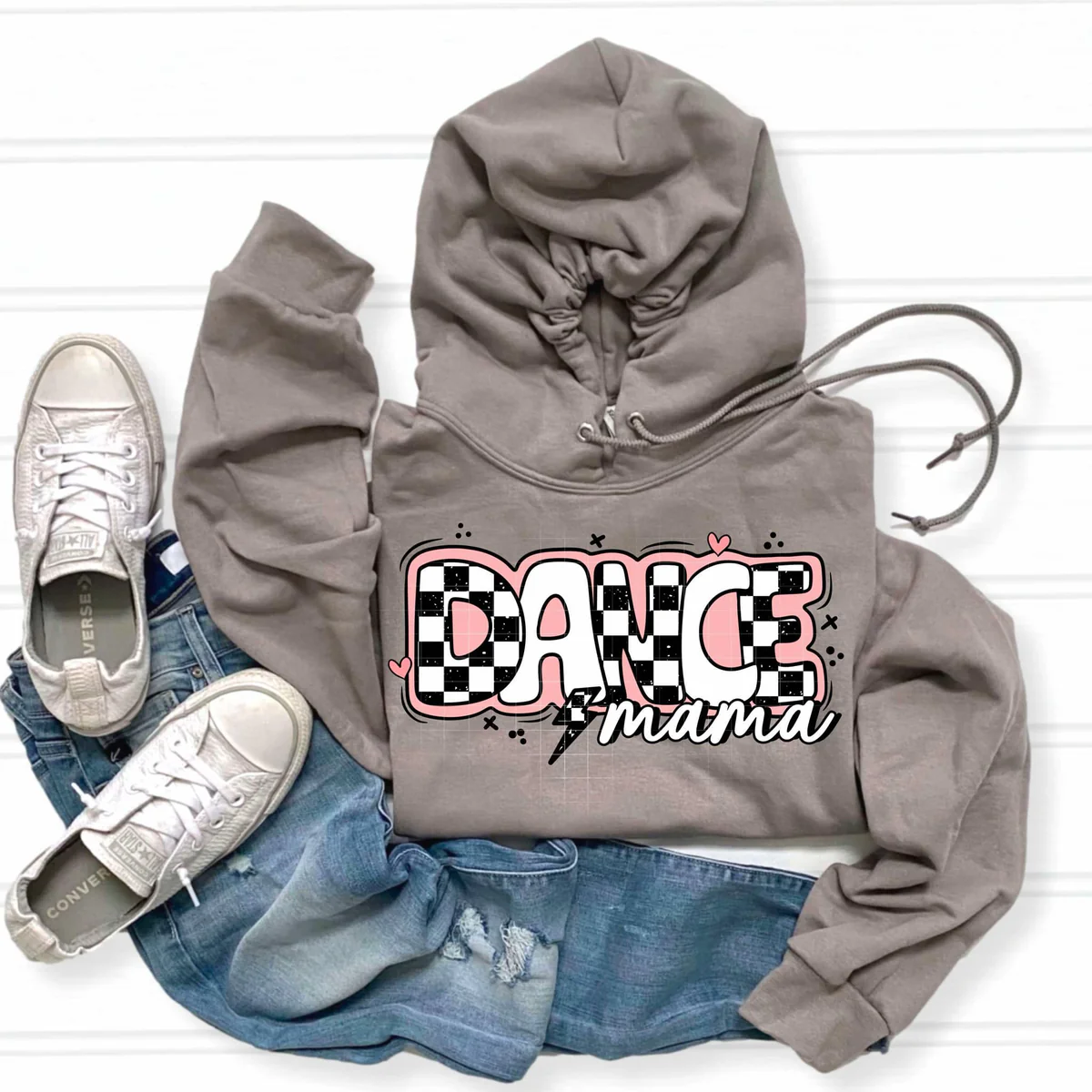 Dance Mama Checkered - DTF TRANSFER -