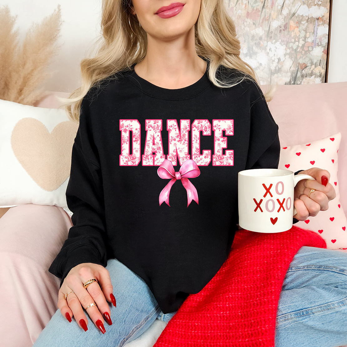 Dance Pink Floral -Full Color- DTF Transfer-Kiss it Goodbye