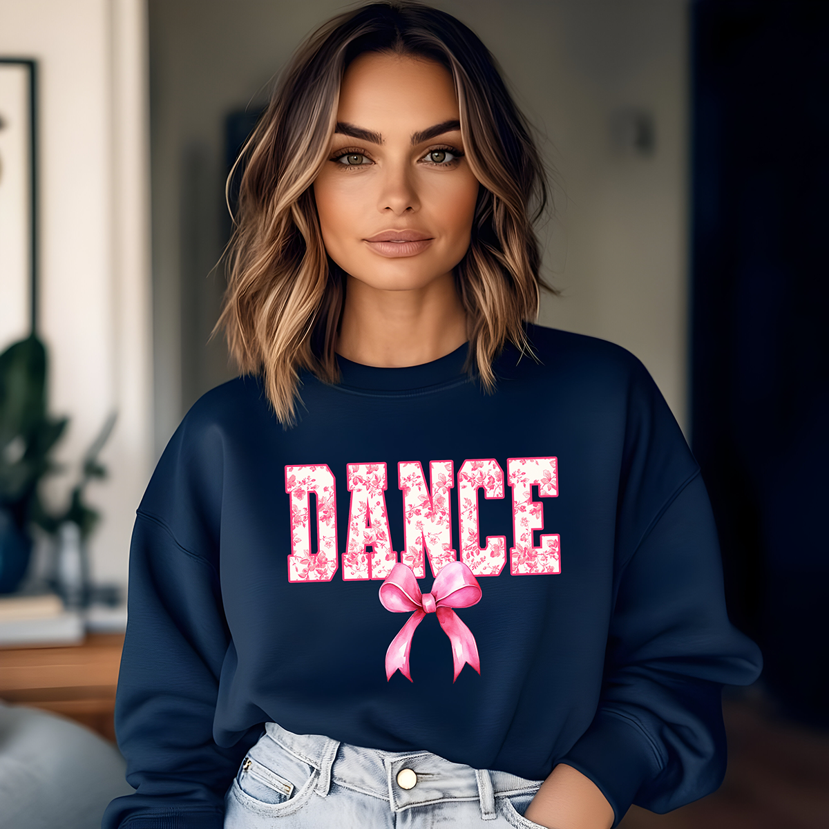 Dance Pink Floral -Full Color- DTF Transfer-Kiss it Goodbye