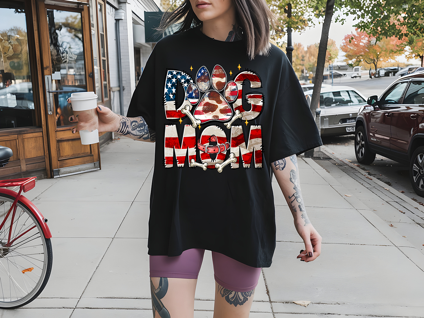 Dog Mom Flag - DTF TRANSFER
