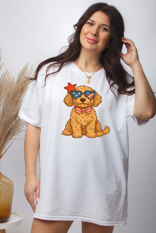 Dog Patriotic - Adult - DTF TRANSFER