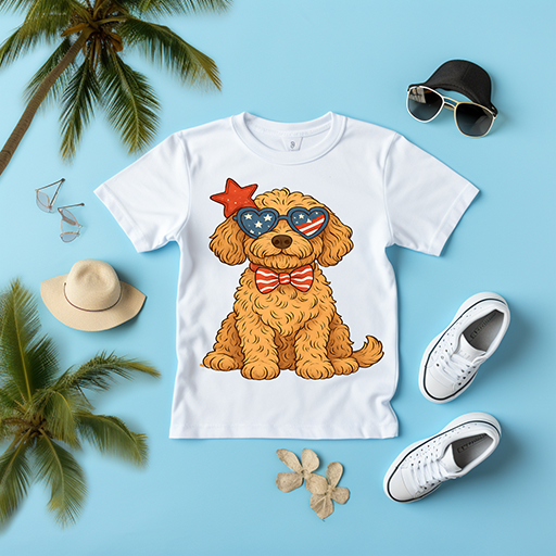 Dog Patriotic - Youth - DTF TRANSFER