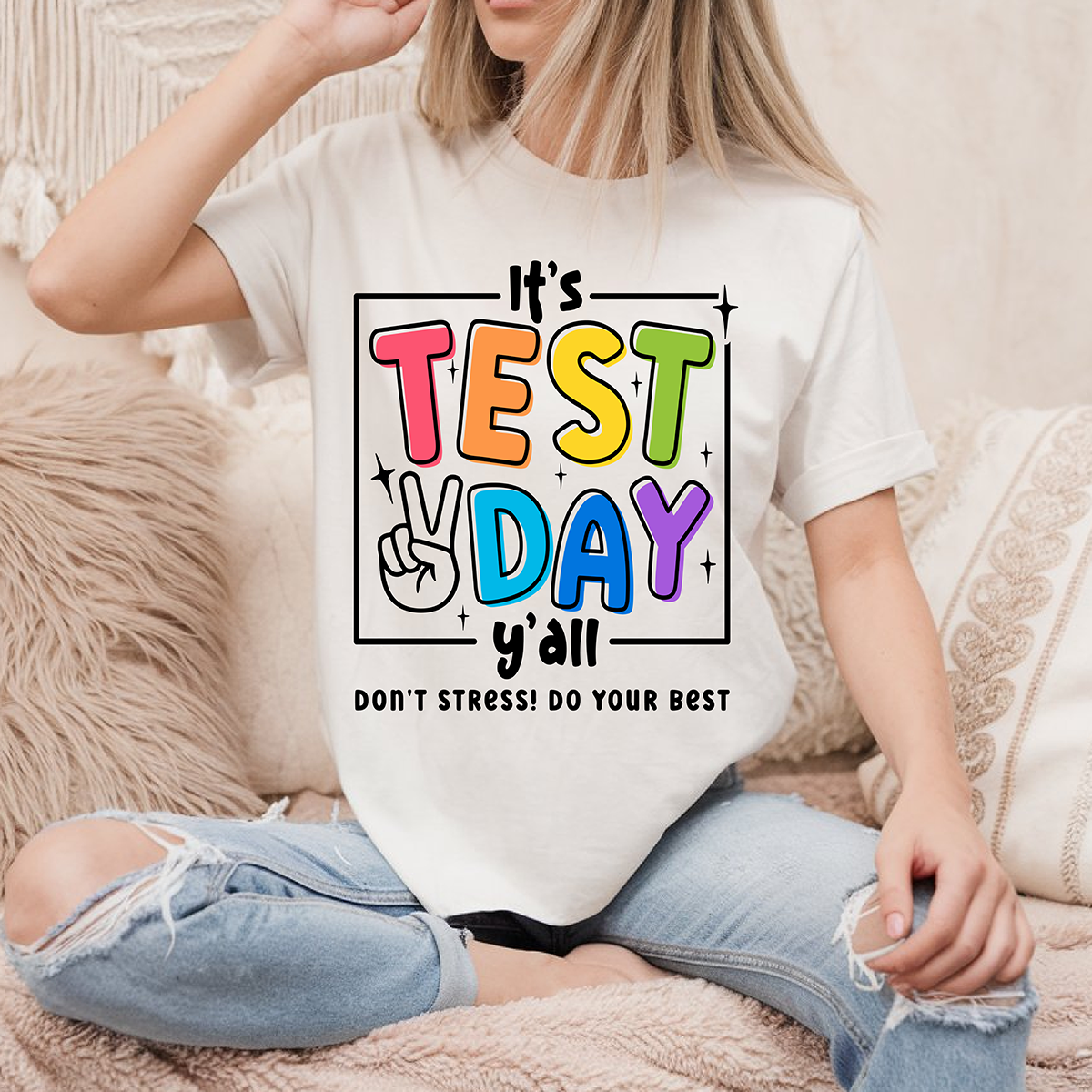 Don't Stress Do Your Best-Full Color - DTF TRANSFER-2-5 Business Days