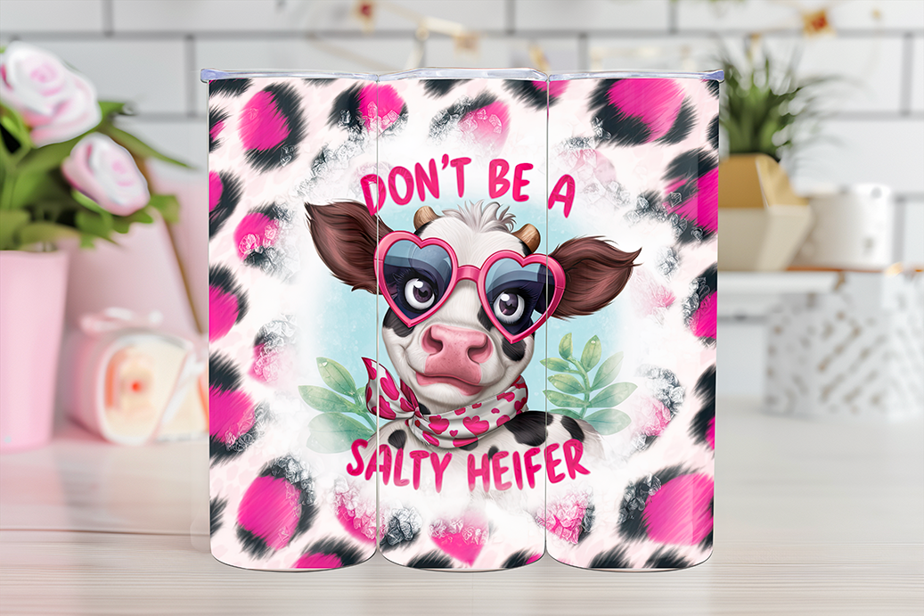 Dont't Be a Salty Heifer - 20oz Sublimation - WHOLESALE
