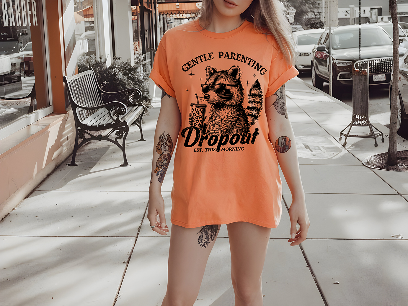 Dropout Racoon - DTF TRANSFER - PREORDER