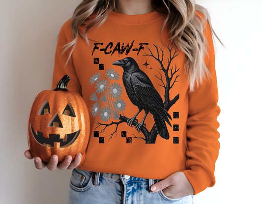 F-Caw-F Checker - Full Color DTF Transfer-2-5 Business Days