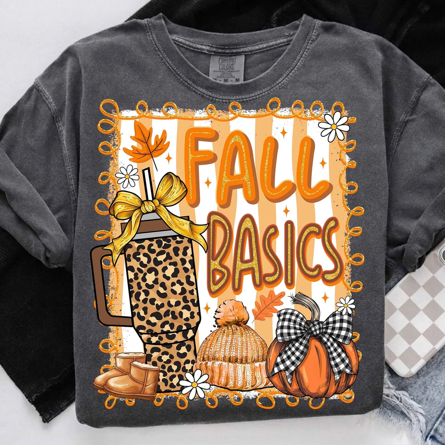 Fall Basics Leopard- Full Color DTF Transfer -RTS#41