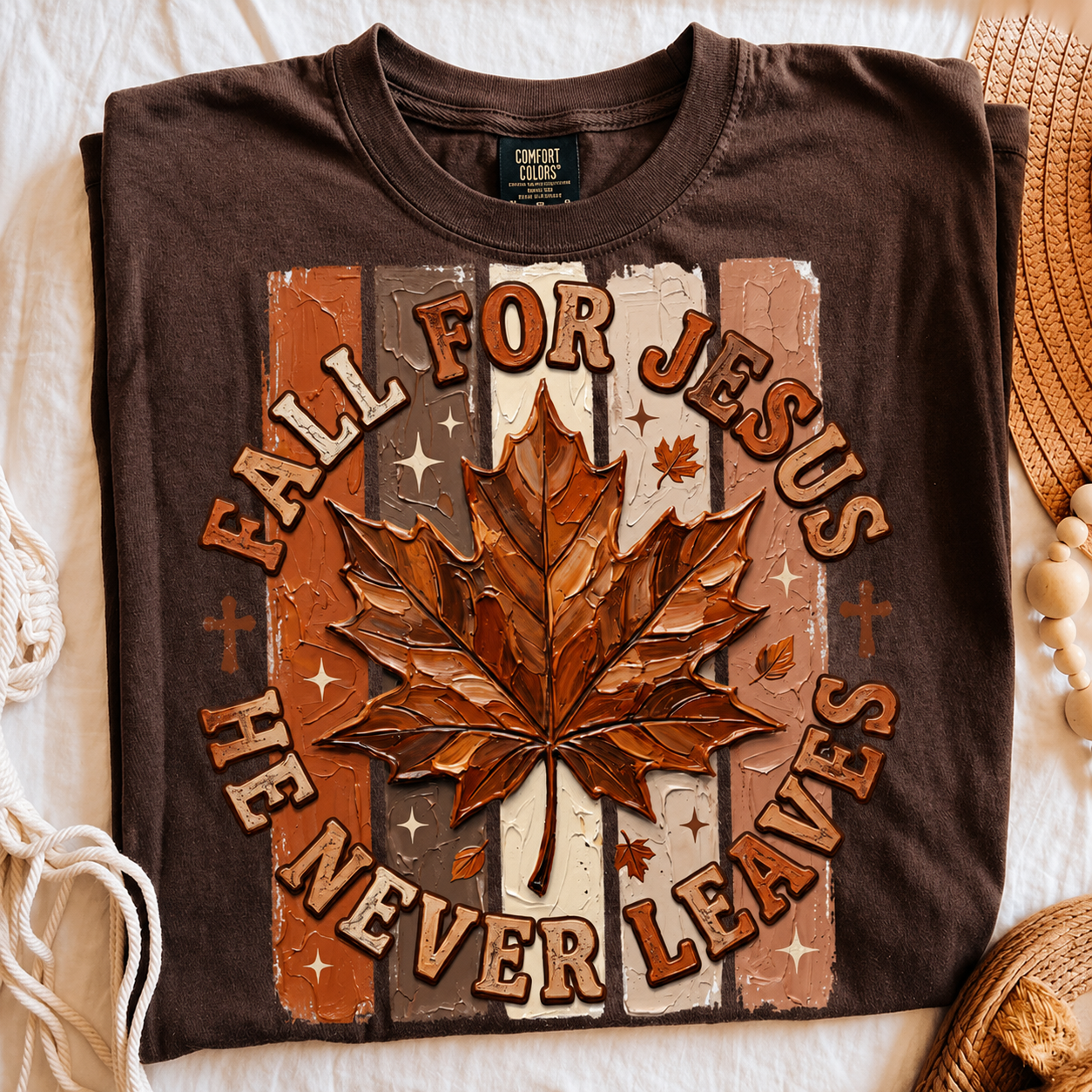 Fall for Jesus - Full Color - DTF Transfer - Thrifty Thursday