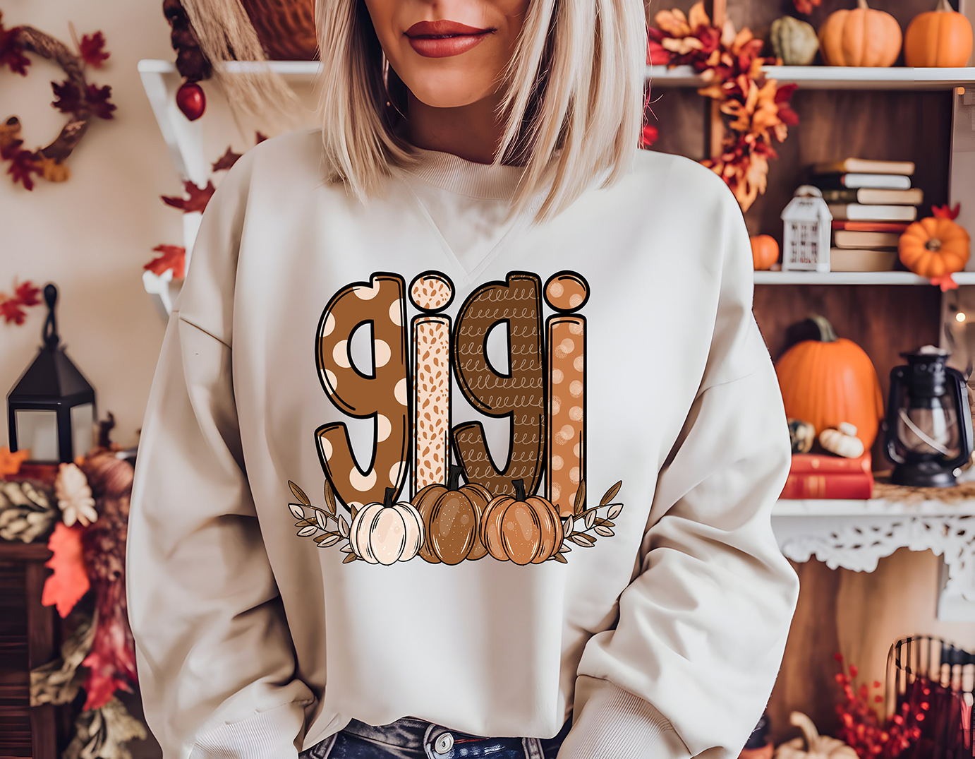Fall Gigi-Full Color DTF Transfer - Friday New Releases