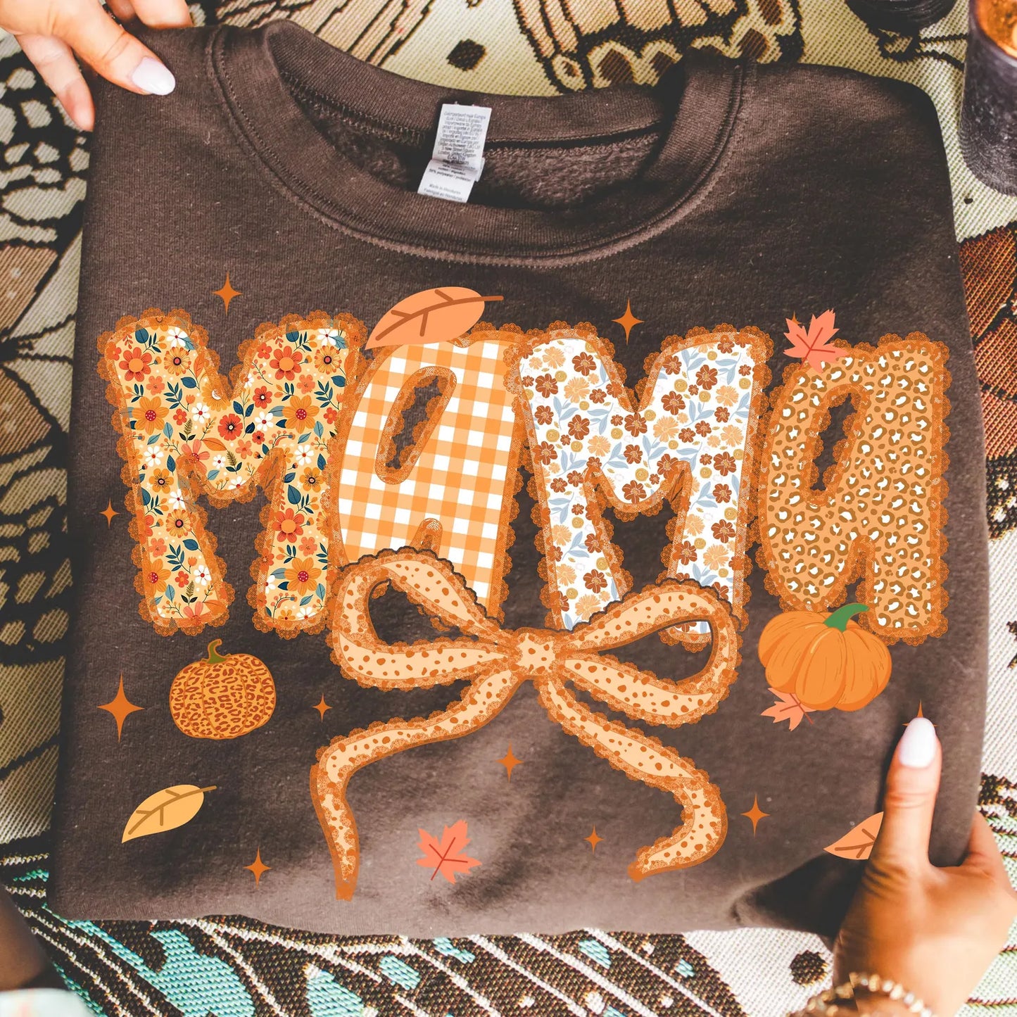Fall Lace Mama - Full Color DTF Transfer - Friday New Releases