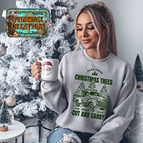 Farm Fresh Christmas Trees - Single Color (Dark Green)