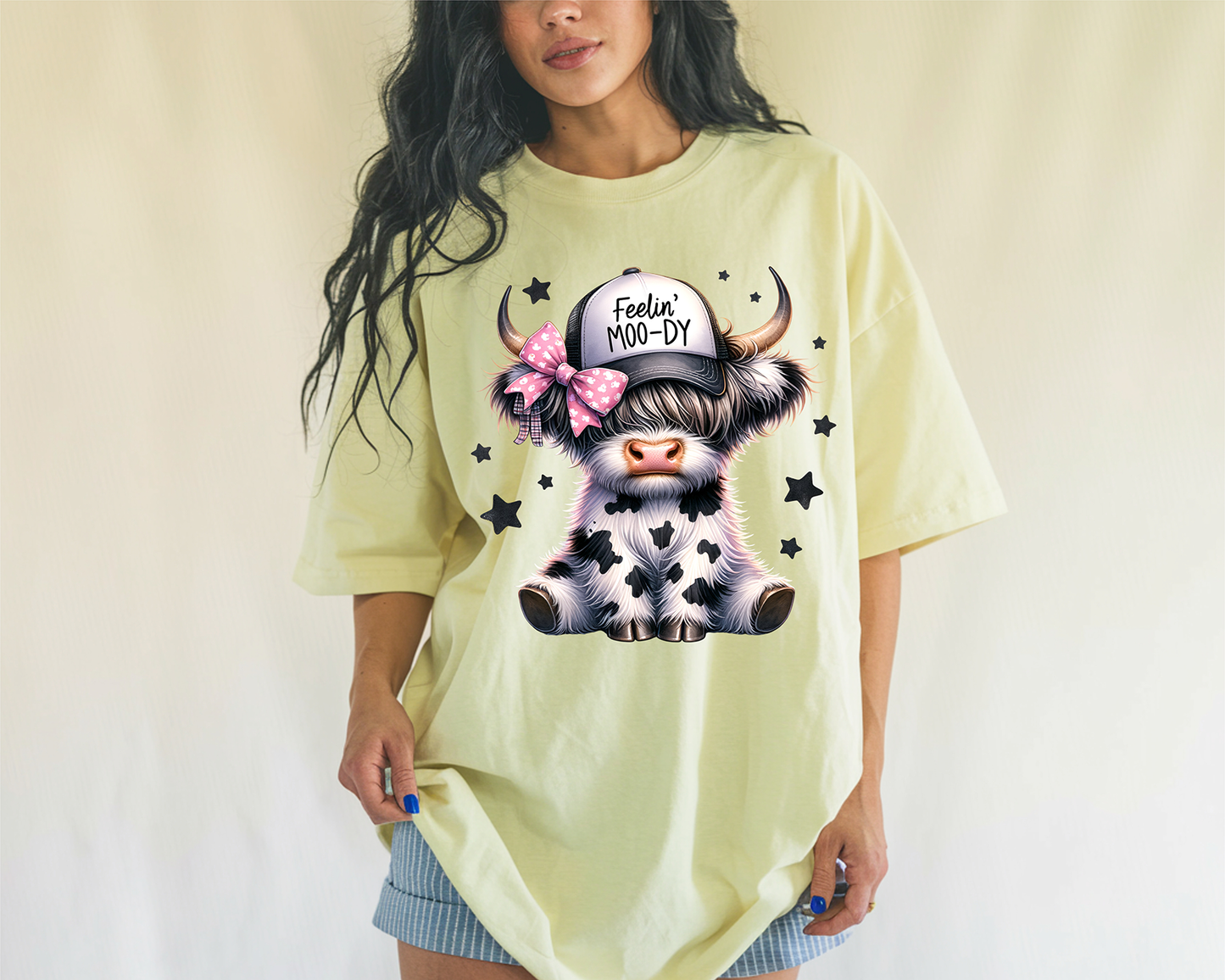 Feeling Moo-dy- Full Color DTF Transfer