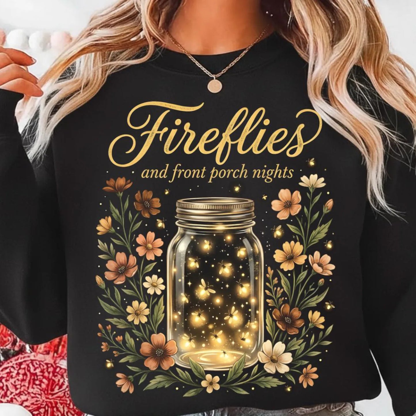 Fireflies - Full Color - DTF Transfer - 2-5 Business Days