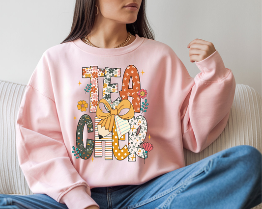 Floral Teacher-Full Color -DTF TRANSFER