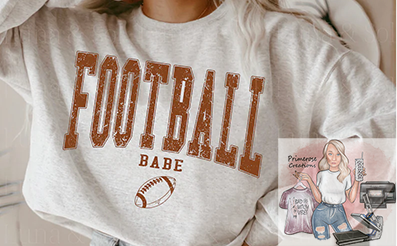 Football Babe Sweatshirt