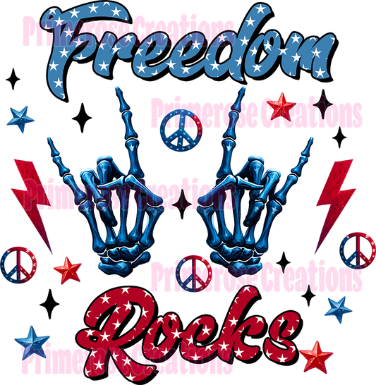 Freedom Rocks Skelly Hands