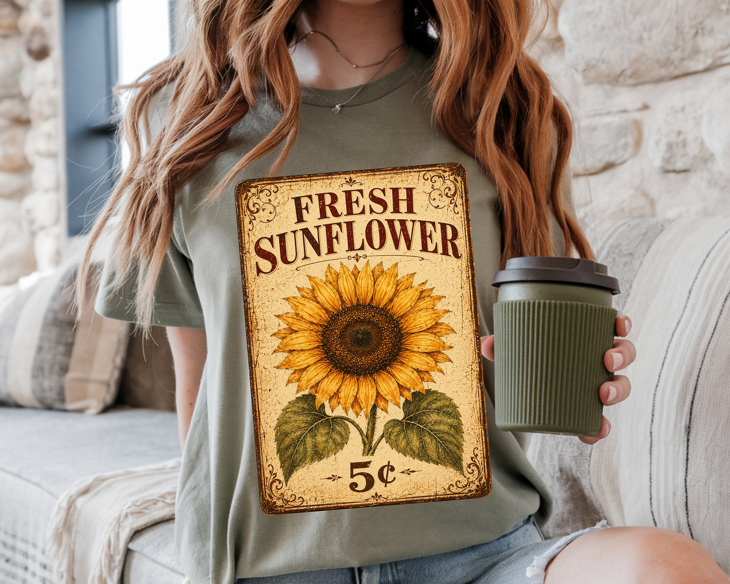 Fresh Sunflowers - Full Color - DTF Transfer - WHOLESALE