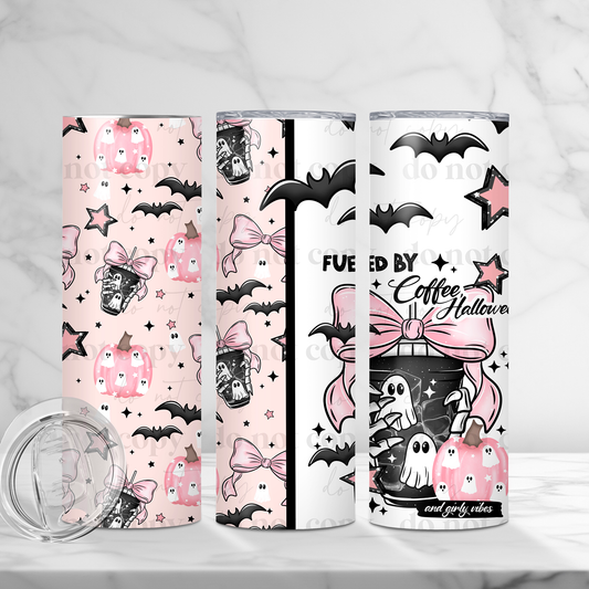 Fuel  By Coffee Halloween- 20oz TUMBLER WRAP