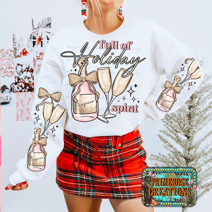 Full of Holiday Spirit W/ Sleeves