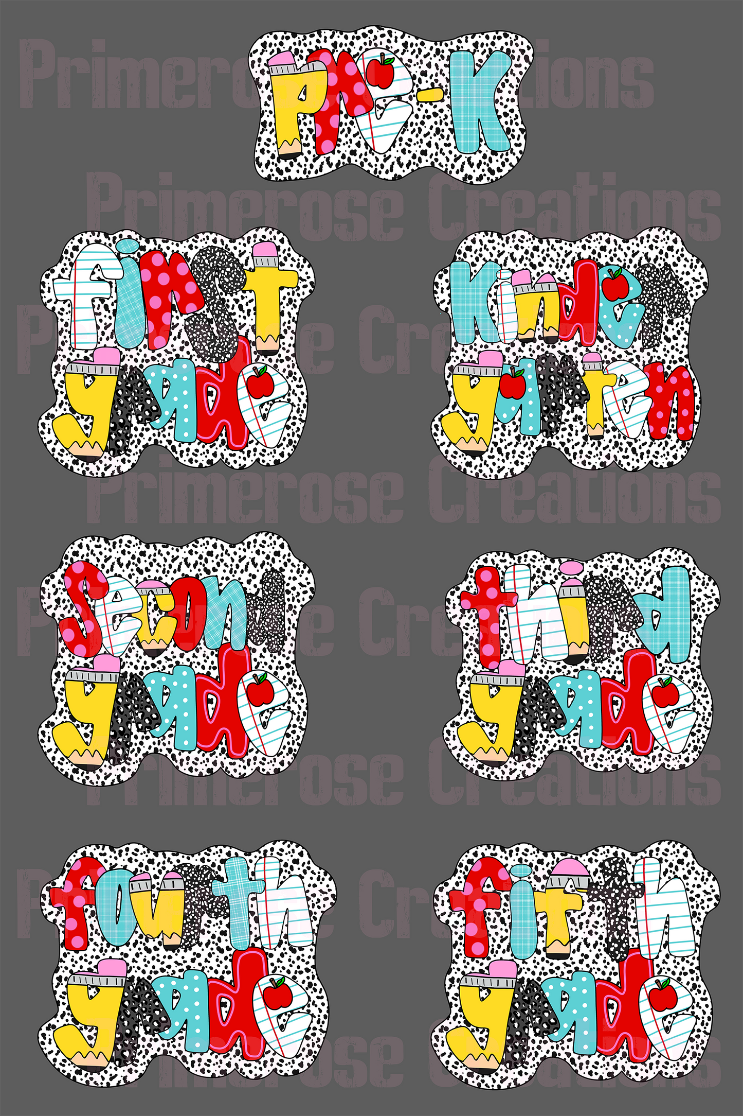 About a Dot Dalmation-Pre Made Gang Sheet 24X36
