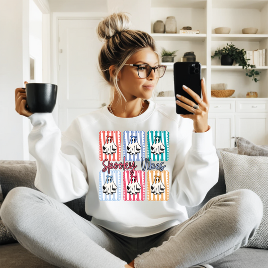 Ghost Spooky-Full Color- DTF Transfer-2-5 Business Days