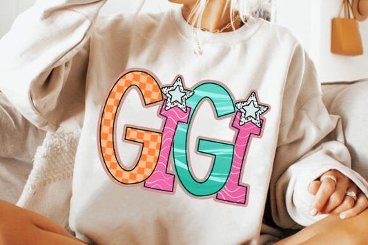 Gigi Colorful - DTF TRANSFER
