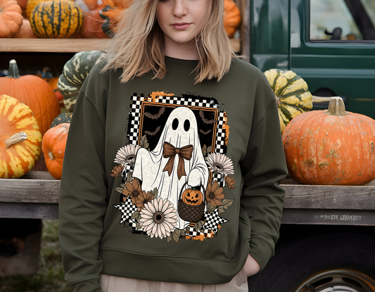 Girly Ghostie- Full Color DTF Transfer -2-5 Business Days