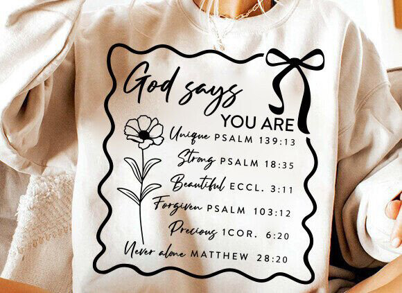God Says Coquette - DTF TRANSFER