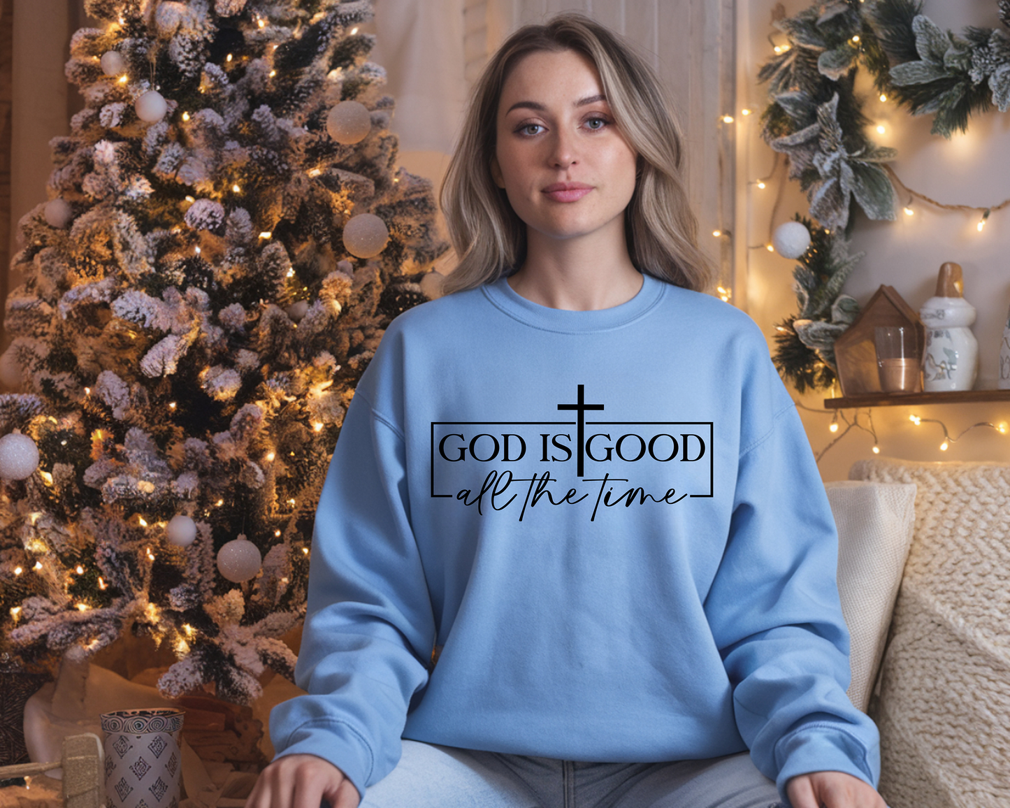 God is good all the time-Single Color -DTF Transfer-WHOLESALE