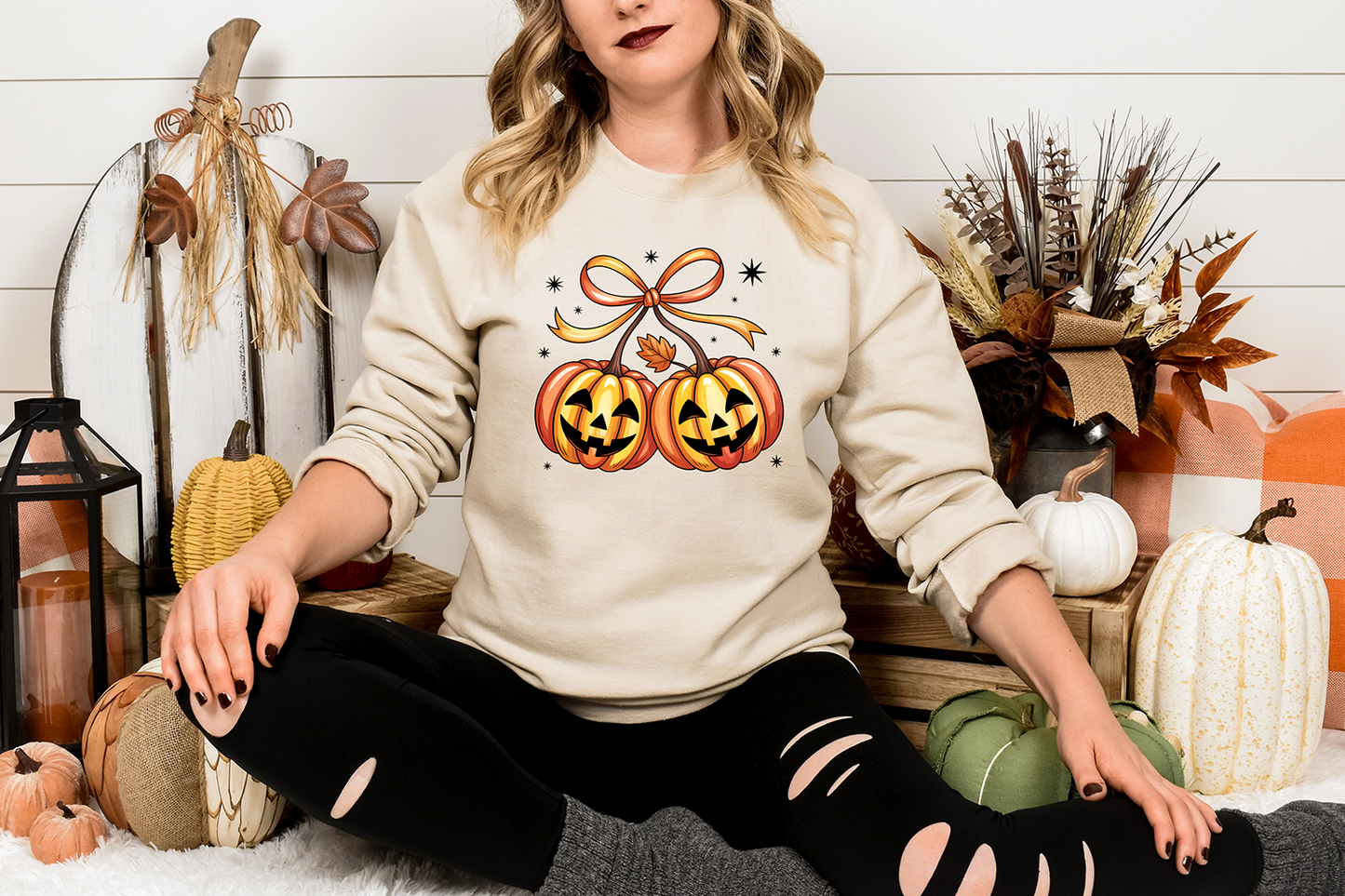 Halloween Pumpkins- Full Color- DTF TRANSFER-2-5 Business Days