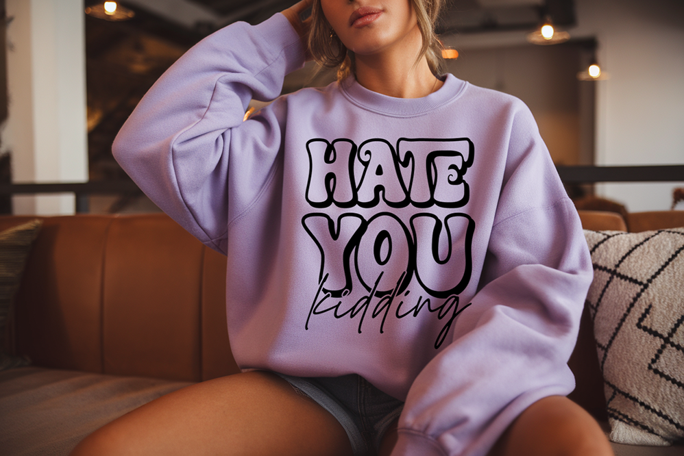 Love You / Hate You - Set of 2 - Full Color DTF Transfer -RTS #90