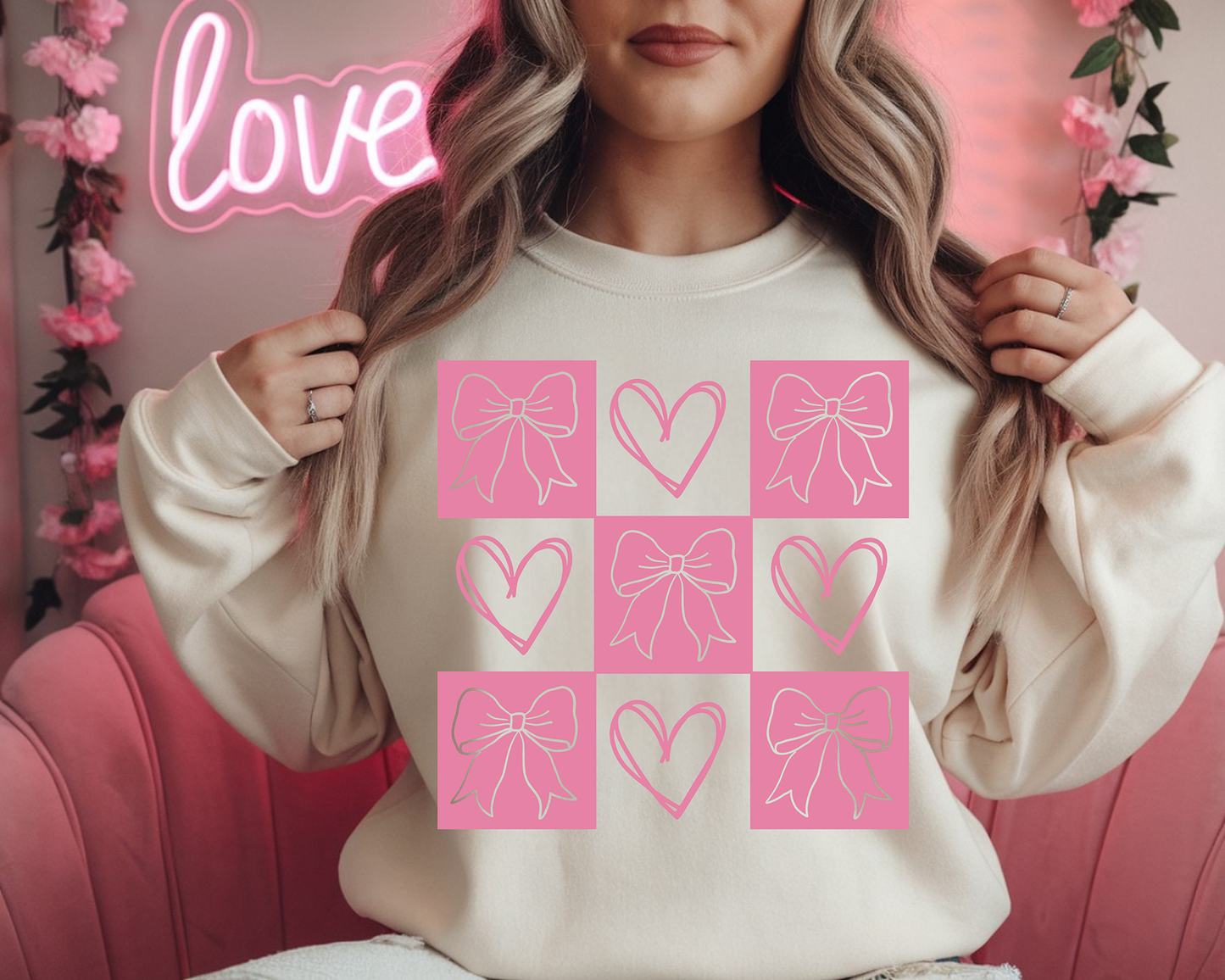 Heart Collage - Full Color DTF Transfer -RTS#A1