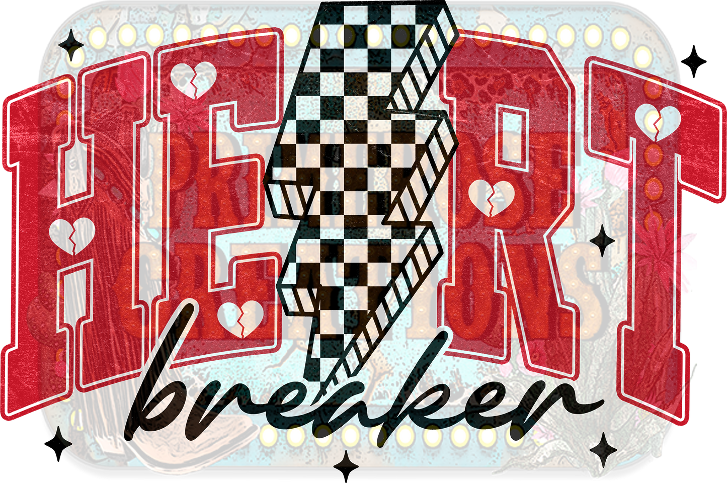 Heart Breaker Lightning Bolt