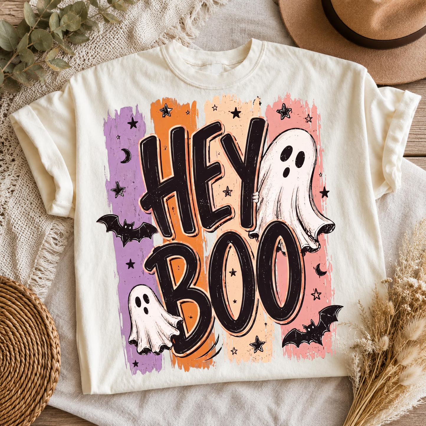 Hey Boo - DTF Transfer - Flash Grab Friday