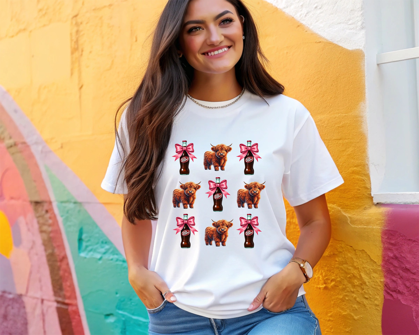 Highland Cow & Dr P - Adult - DTF TRANSFER