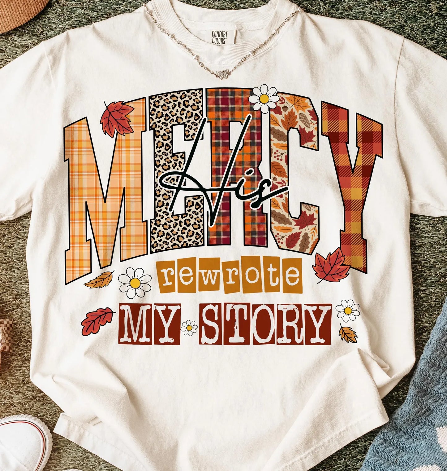 His Mercy - Full Color DTF Transfer -2-5 Business Days