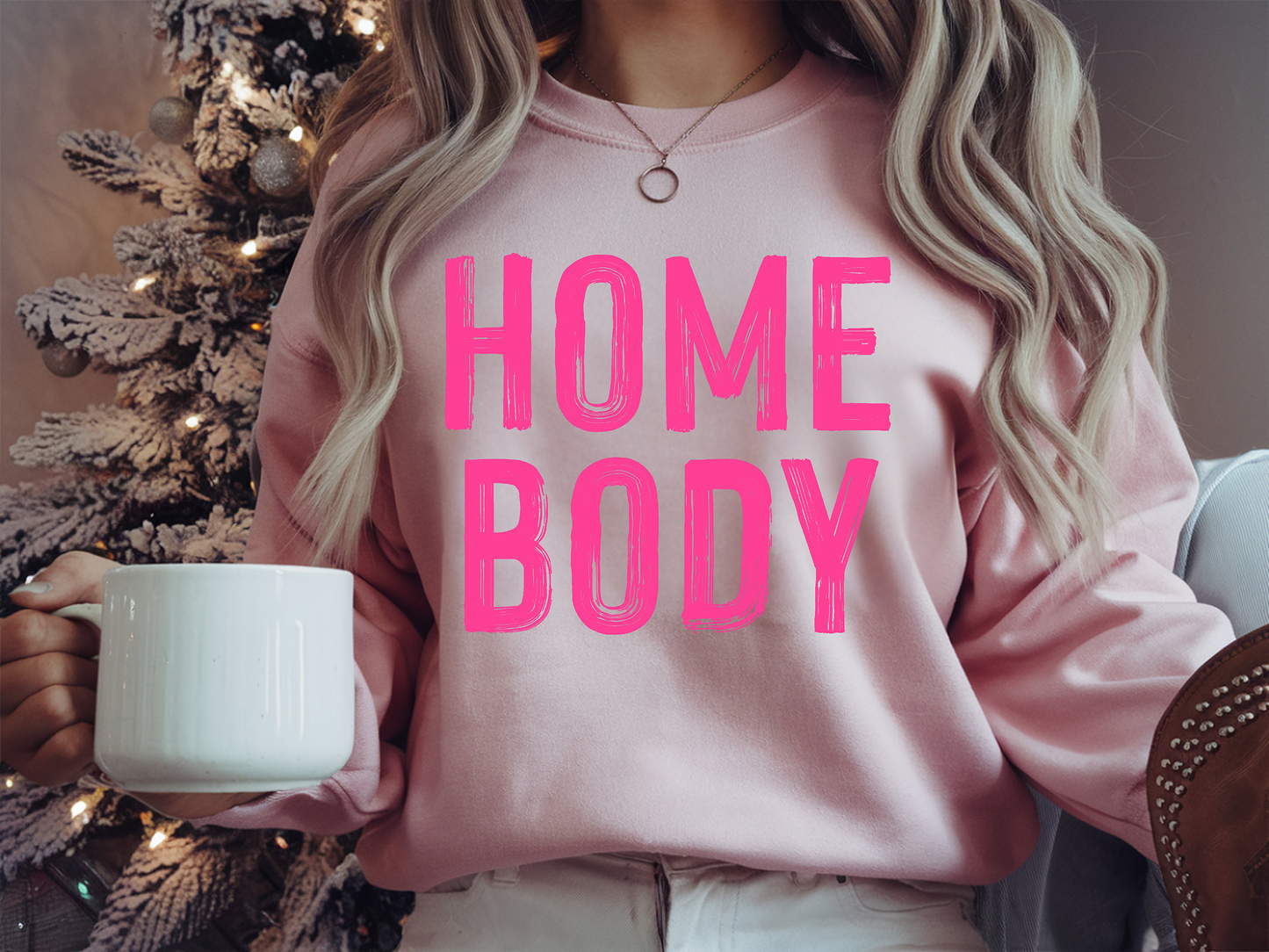 Home Body Pink-Single Color DTF Transfer -RTS# 3