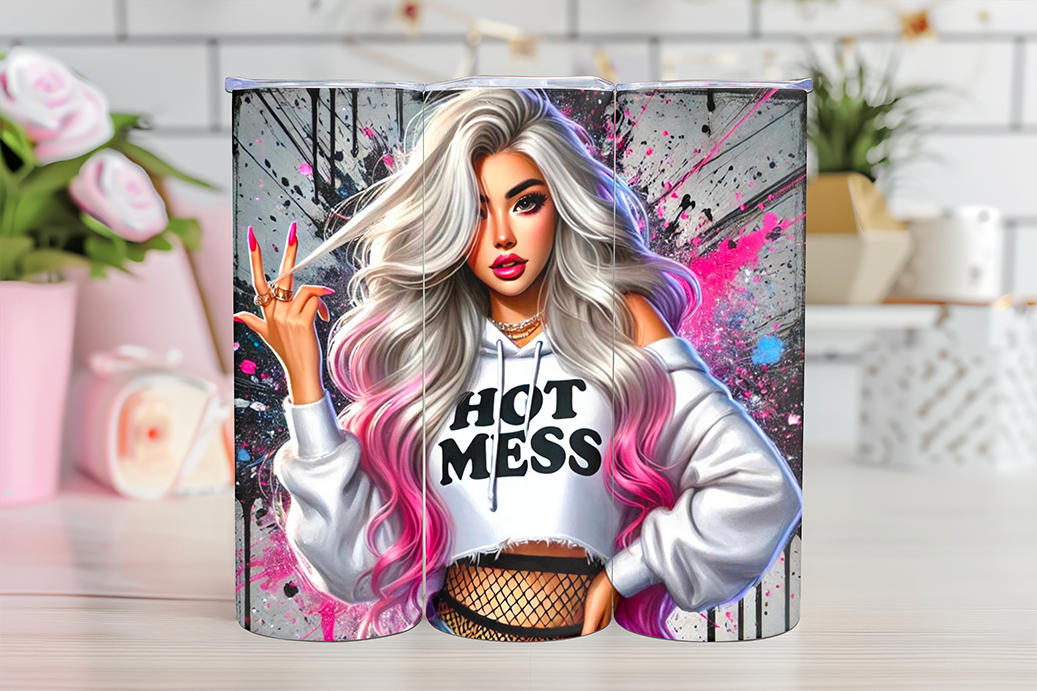Hot Mess - 20oz TUMBLER WRAP