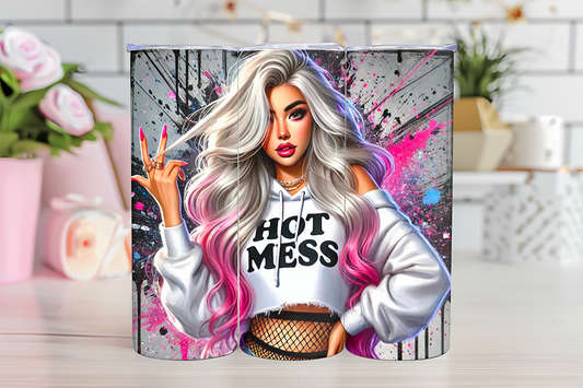 Hot Mess - 20oz TUMBLER WRAP