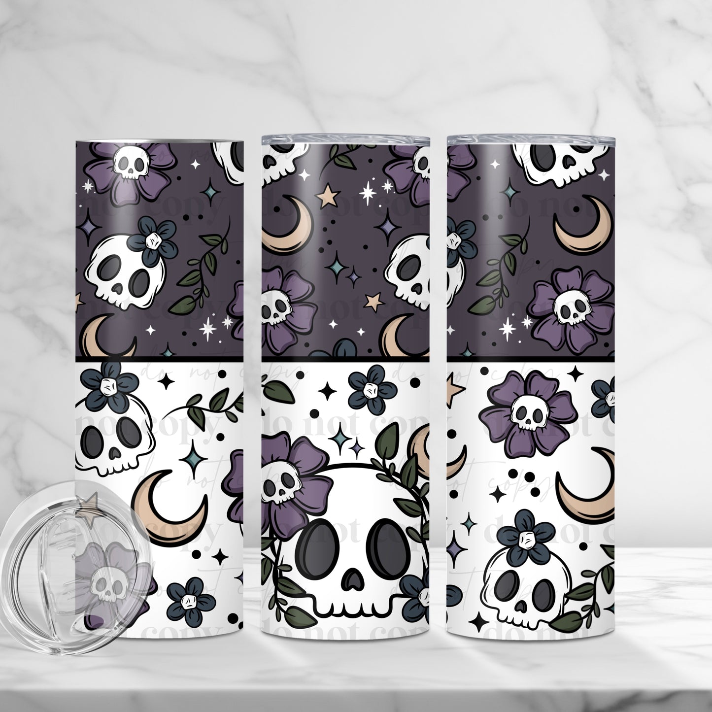 Skulls- 20oz TUMBLER WRAP