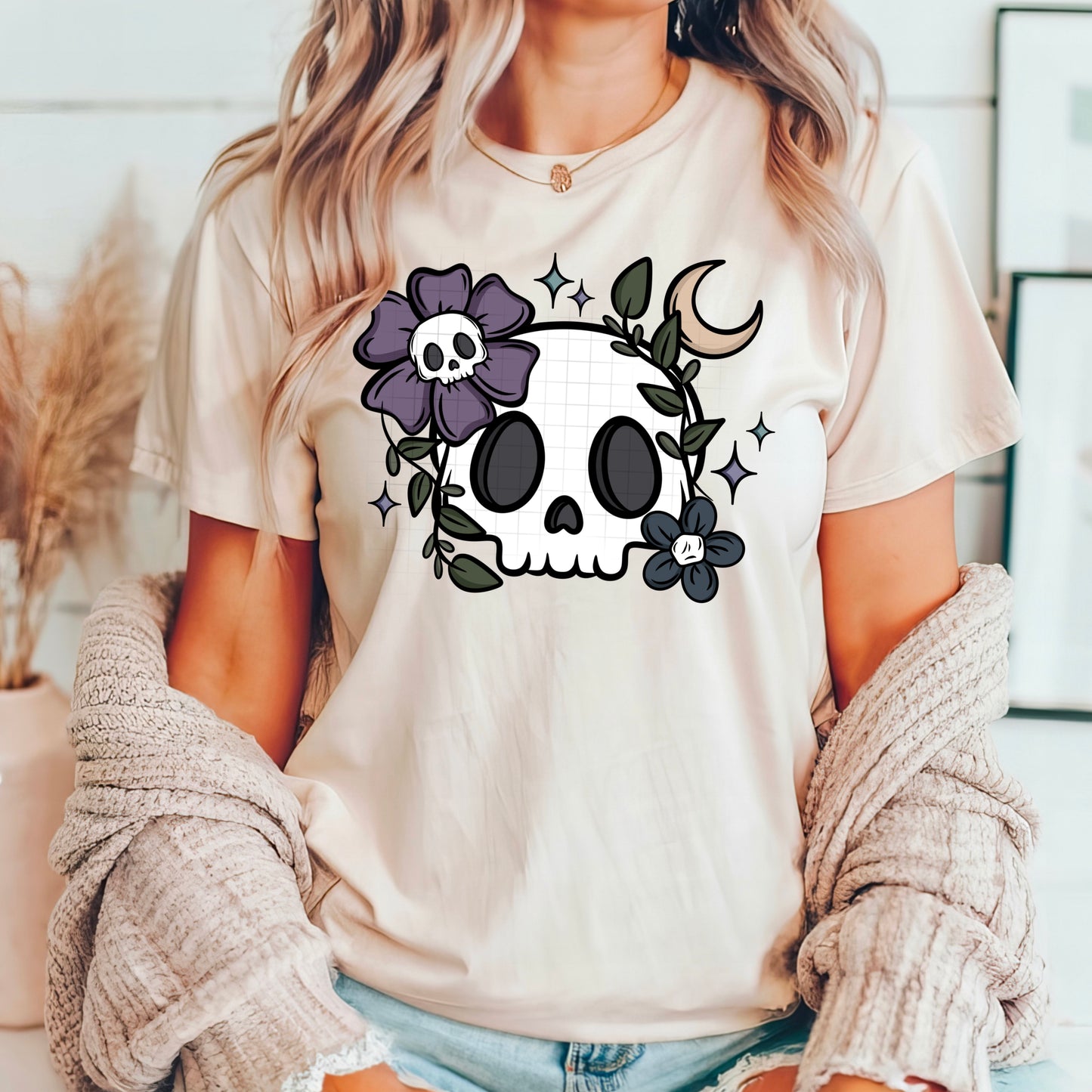 Skull- Full Color DTF TRANSFEr-RTS # 61