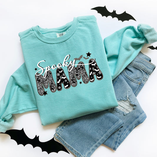 Spooky Mama Dark - Full Color DTF Transfer - 2-5 Business Days