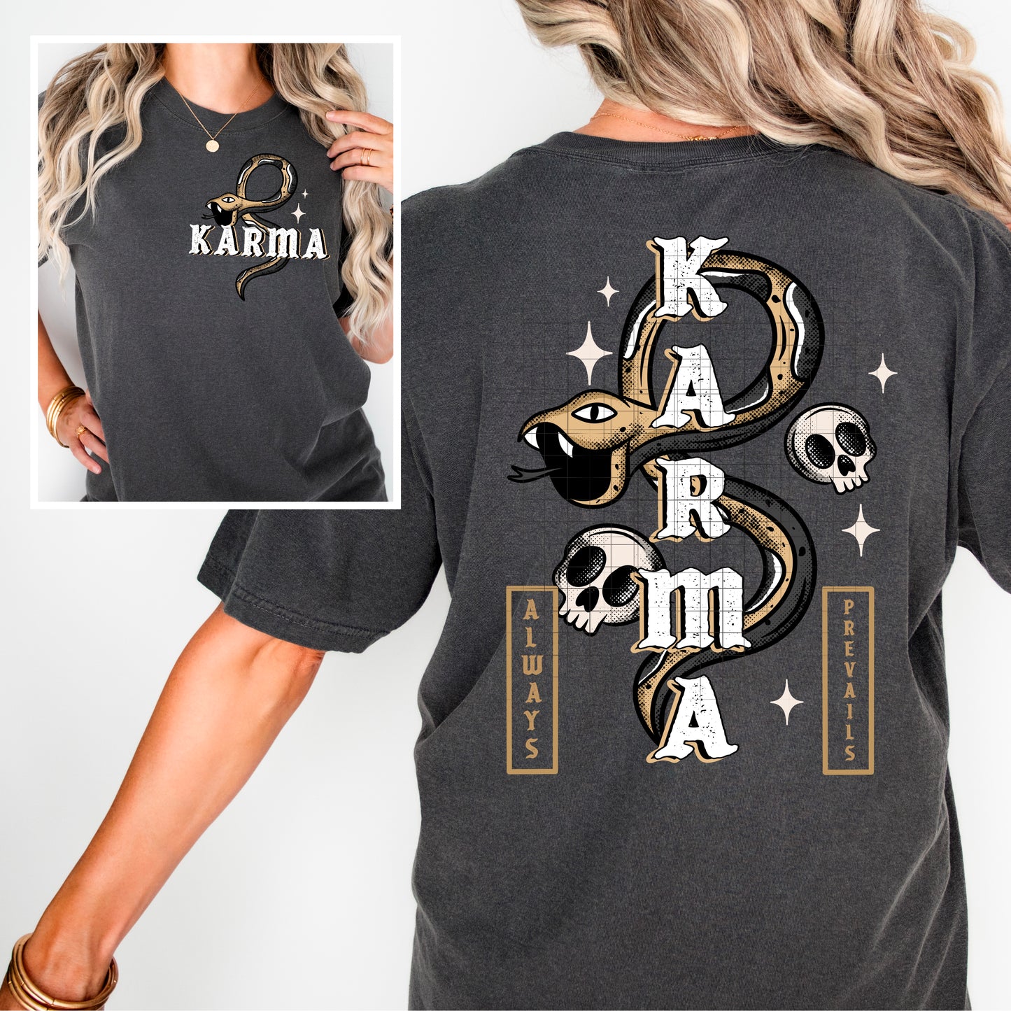 Karma / W Pocket - Full Color DTF Transfer -RTS - 1