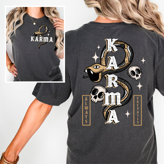 Karma / W Pocket - Full Color DTF Transfer -2-5 Business Days