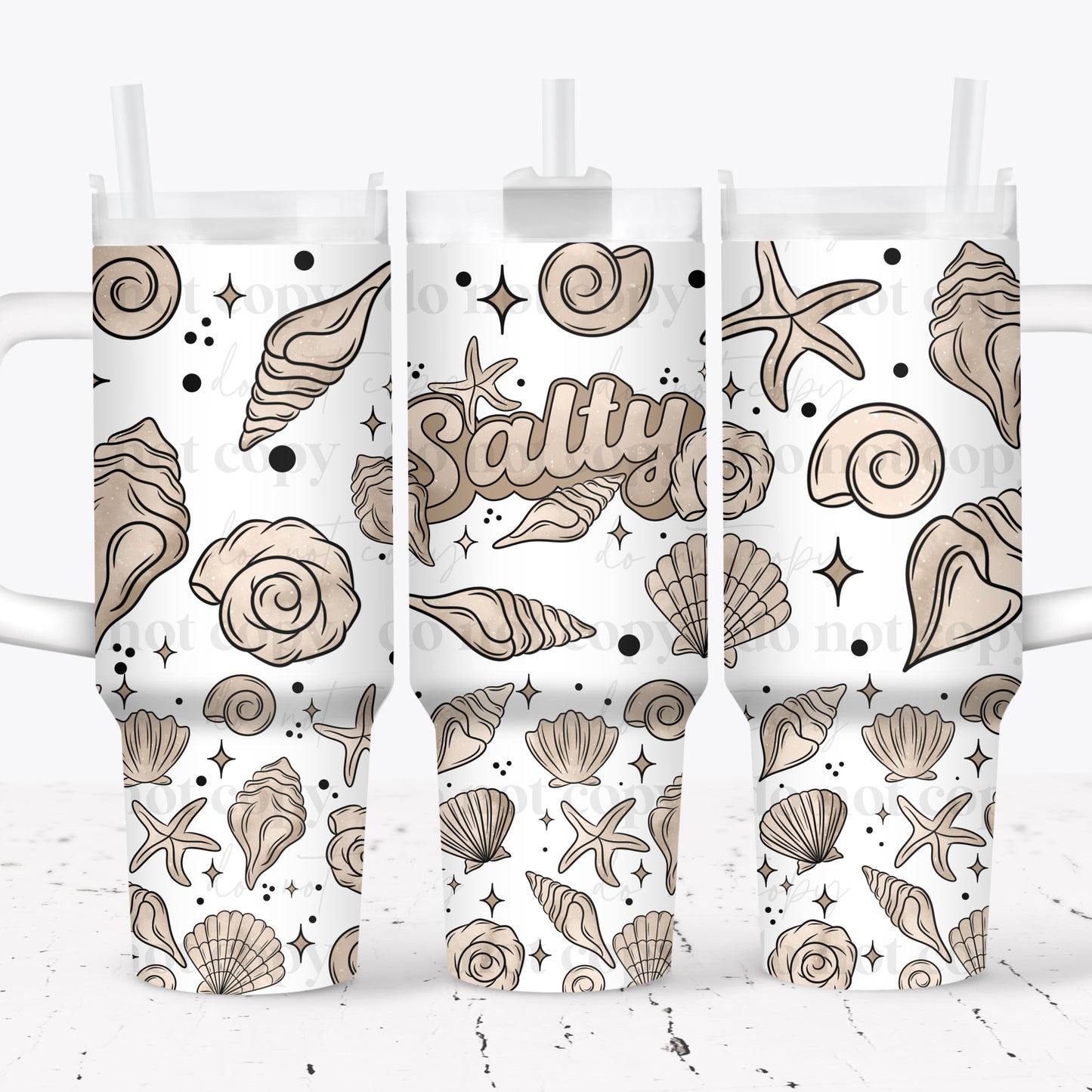 Salty- 40oz Tumbler Wrap
