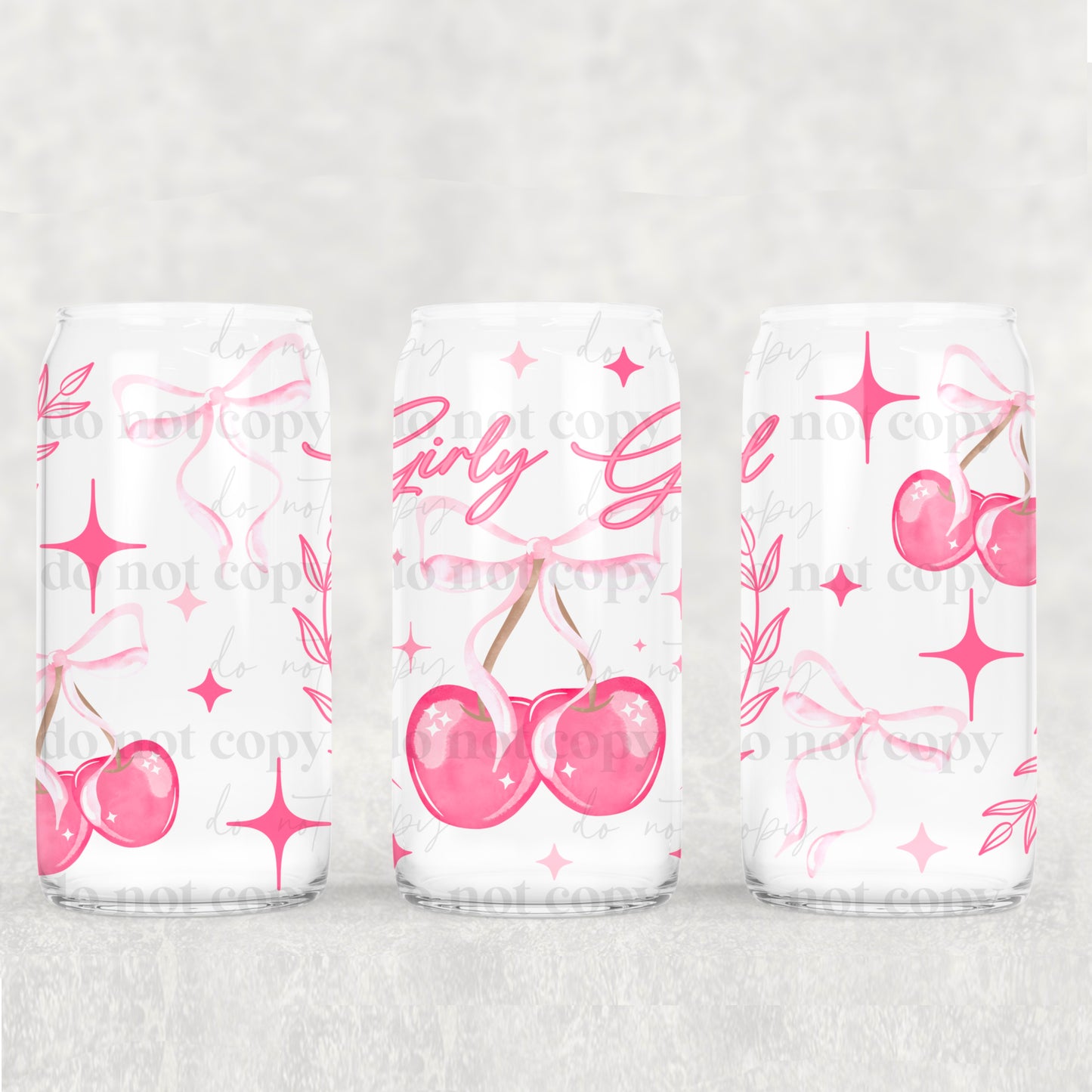 Pink Cherry - UV DTF PRINT