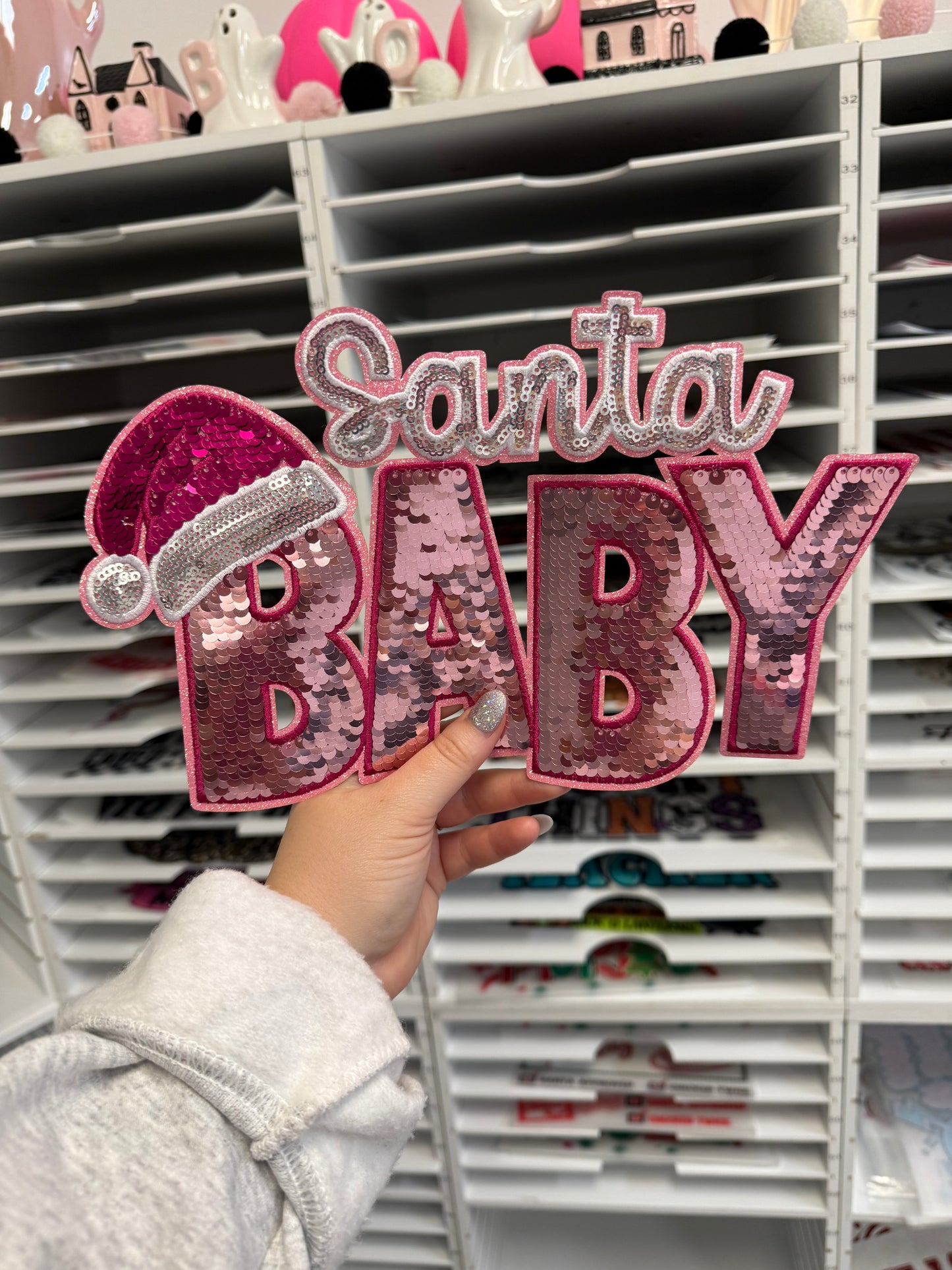 Santa Baby - Sequin Patch - Friday New Release